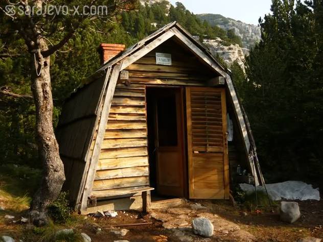 Planinska kućica nekad