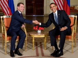Dmitrij Medvedev i Barack Obama
