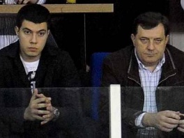 Igor Dodik s ocem Miloradom