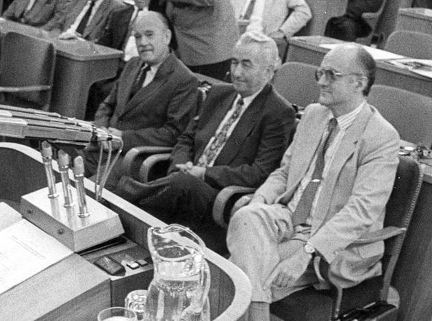Pregl (prvi s desna) i Marković (u sredini)