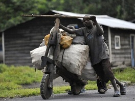 Chikudi, drveni bicikli koji služe za prijevoz namirnica (Foto: AFP)