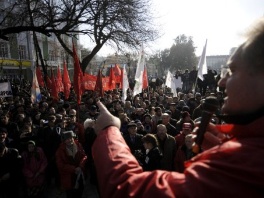 Sa današnjih demonstracija (Foto: AFP)