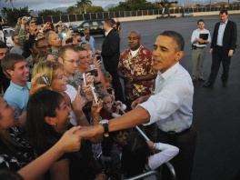 Barack Obama na Havajima (Foto: AFP)