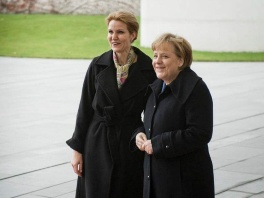 Helle Thorning-Schmidt i Angela Merkel