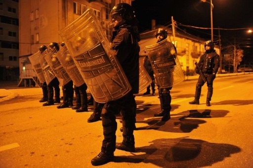 Pripadnici Eulexa u Dečanima (Foto: AFP)