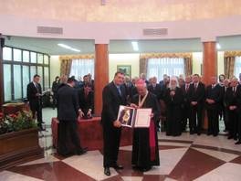 Odlikovanje za biskupa Komaricu u Banjoj Luci (Foto: SRNA)