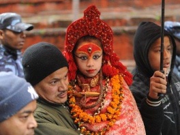 Djevojčica Kumari u Nepalu (Foto: AFP)