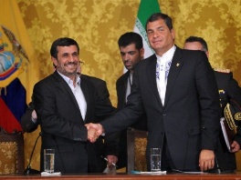Mahmud Ahmadinedžad i Rafael Correa (Foto: AFP)