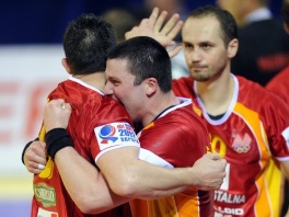 Igrači rukometne reprezentacije Makedonije (Foto: AFP)