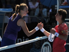 Petra Kvitova i Carla Suarez Navarro (Foto: AFP)