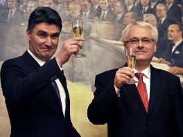 Zoran Milanović i Ivo Josipović (Foto: AFP)