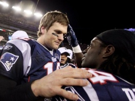Tom Brady i Deion Branch slave pobjedu (Foto: AFP)