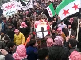 Sirijci protestuju protiv nasilja (Foto: AFP)