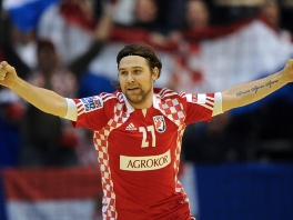 Ivan Čupić slavi pogodak protiv Francuza (Foto: AFP)