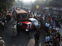 Haos u gradu Pune (Foto: AFP)