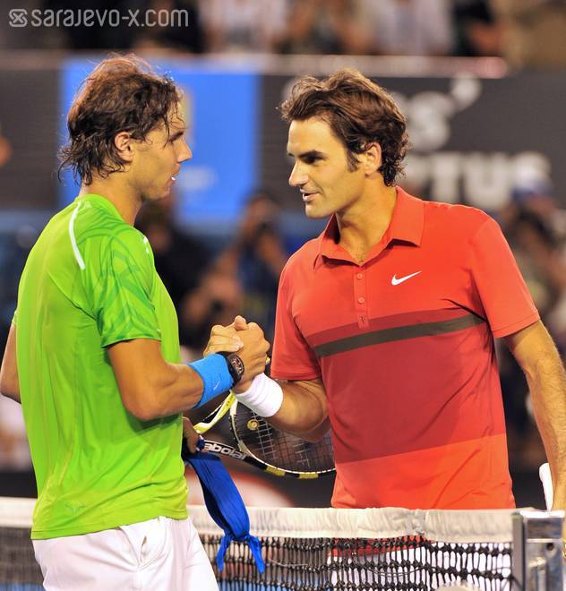 Rafael Nadal i Roger Federer (Foto: AFP)