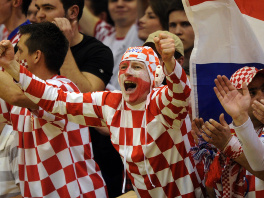 Hrvatski navijači (Foto: AFP)