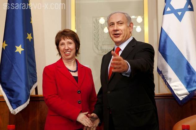 Catherine Ashton i Benjamin Netanyahu (Foto: AFP)