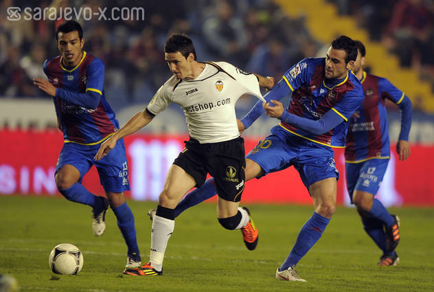 Detalj s utakmice Levante – Valencia (Foto: AFP)