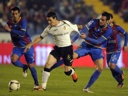 Detalj s utakmice Levante – Valencia (Foto: AFP)