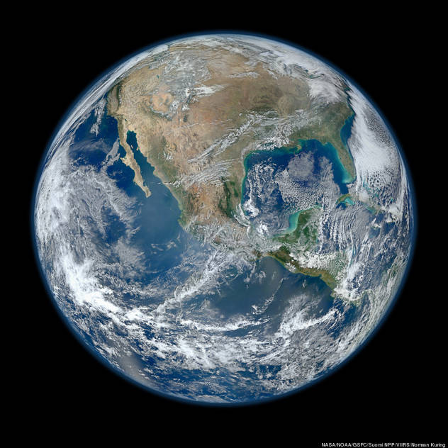 Fotografija Blue Marble snimljena 2012. godine. (NASA)
