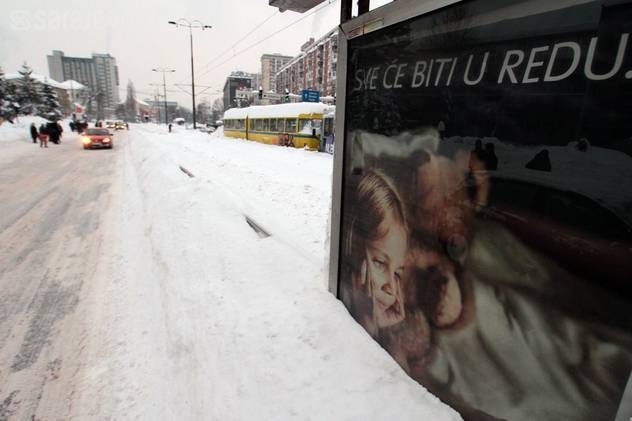 Tramvajski saobraćaj blokiran (Foto: Feđa Krvavac/Sarajevo-x.com)