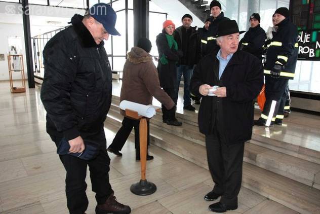 Nedžad Koldžo i Ibrahim Spahić u Historijskom muzeju (Foto: Feđa Krvavac/Sarajevo-x.com)