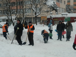 Čišćenje snijega na Ilidži (Foto: Općina Ilidža)