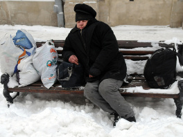 Beskućnici se smrzavaju na ulicama (Foto: AFP)