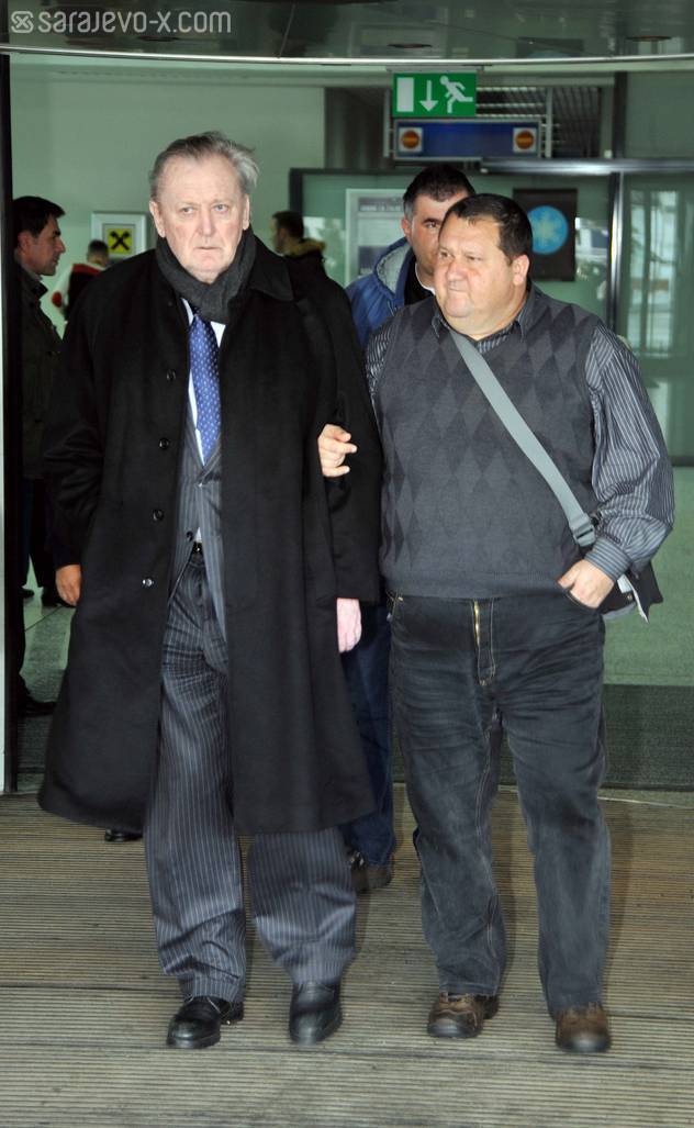Predsjednik Komiteta za normalizaciju NS BiH Ivica Osim sa Salemom Prolićem (Foto: Feđa Krvavac/Sarajevo-x.com)