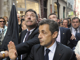 Nicolas Sarkozy u Bayonneu (Foto: AFP)