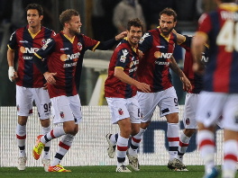Nogometaši Bologne slavili pobjedu u Rimu (Foto: AFP)