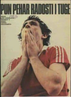 Halilhodžić nakon osvajanja Kupa maršala Tita 1986/87. godine