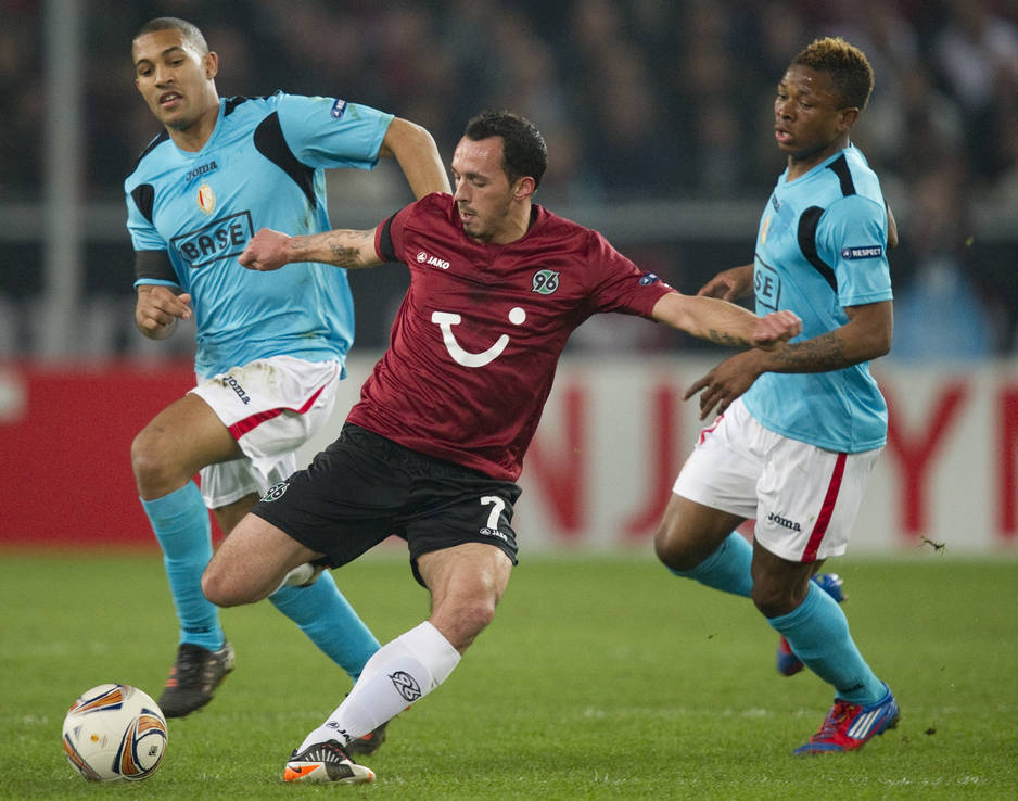 Detalj sa utakmice Hannover - Standard Liege (Foto: AFP)