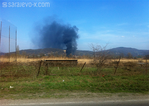 Požar u Kostajnici kod Doboja (Foto: Sarajevo-x.com)