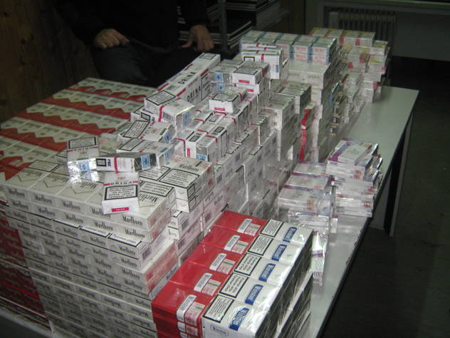 Spriječeno krijumčarenje 2.070 kutija cigareta