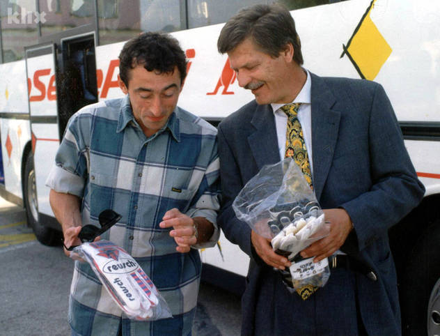 Enver Marić s Mešom Baždarevićem (Foto: Feđa Krvavac/Klix.ba)
