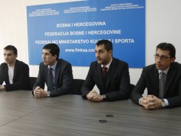 Članovi organizacionog odbora sa ministrom Kaplanom