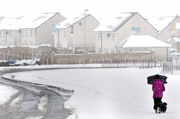Velika Britanija pod snijegom (Foto: AFP)