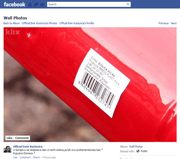 Screenshot: Facebook
