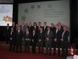 Učesnici Devete godišnje ministarske konferencije o saradnji u oblasti sigurnosti granica u jugoistočnoj Evropi