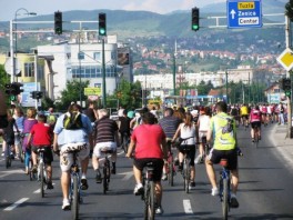 Promotivna biciklistička rekreativna vožnja ulicama Sarajeva