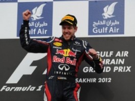 Sebastian Vettel slavi pobjedu (Foto: AFP)