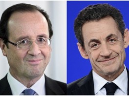 Francois Hollande i Nicolas Sarkozy (Foto: AFP)