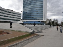 Plato ispred zgrade Parlamenta BiH danas (Foto: Nedim Grabovica/Klix.ba)
