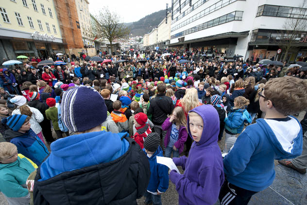 Protesti u Oslu (Foto: AFP)