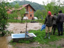 U padu vodostaj rječice Križevice u Srebrenici
