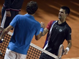 Federer i Đoković (Foto: AFP)