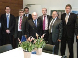 Sepp Blater sa predstavnicima NS Kosova