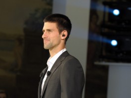 Novak Đoković u odjeći s potpisom novog sponzora (Foto: AFP)